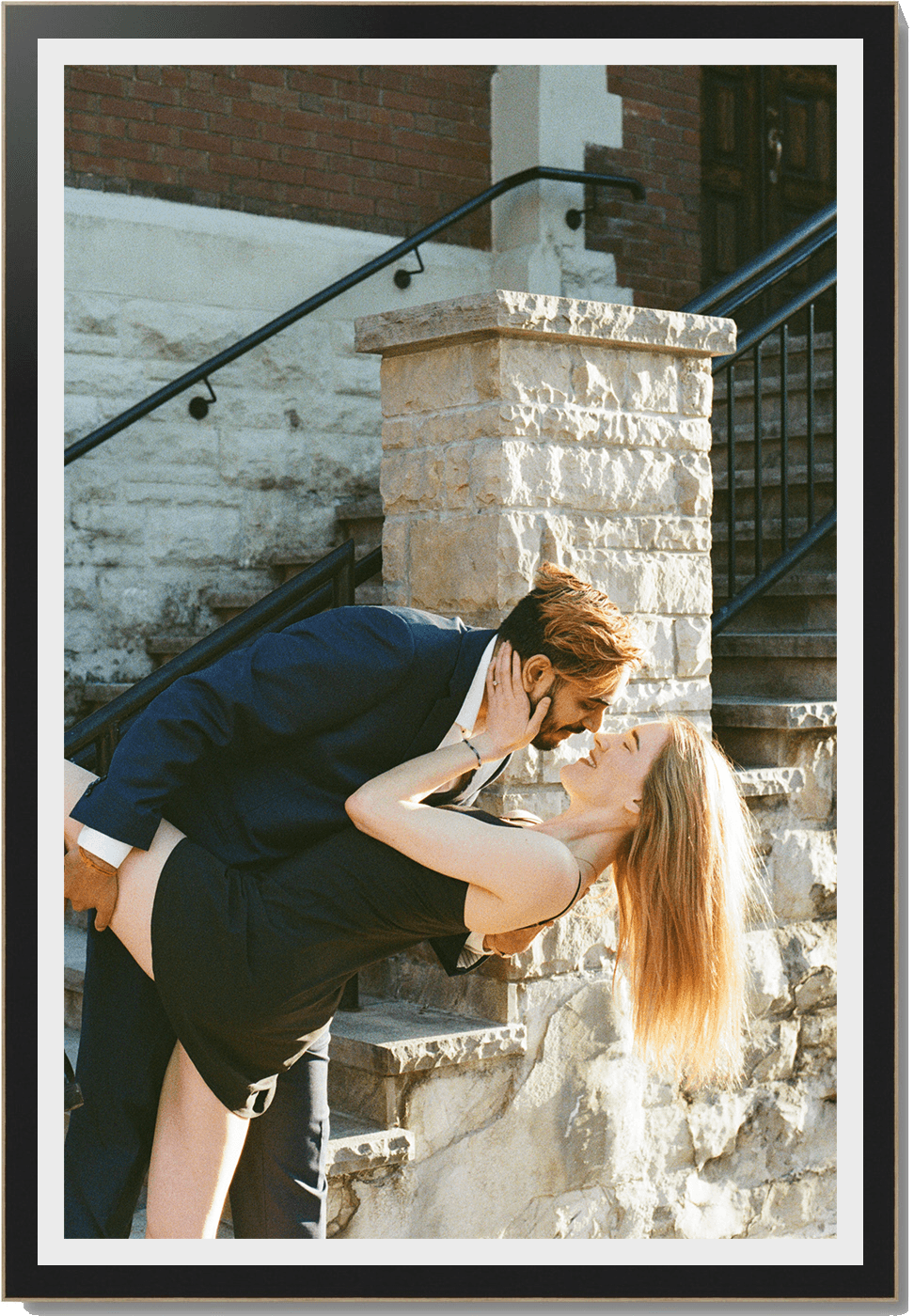 Artwork frame with photo